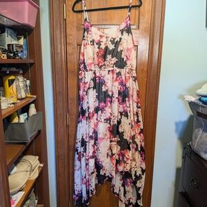 Size 18/20 lane Bryant asymmetrical dress